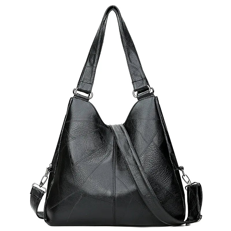 Women's PU Leather Messenger Bag Adjustable Shoulder Strap