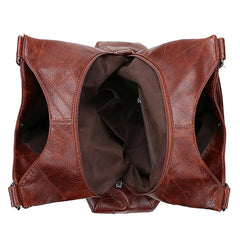 Women's PU Leather Messenger Bag Adjustable Shoulder Strap