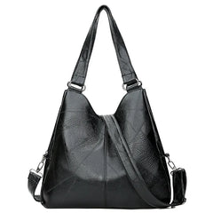 Women's PU Leather Messenger Bag Adjustable Shoulder Strap