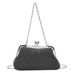 Rhinestone Evening Crossbody Bag Chain Shoulder Bag