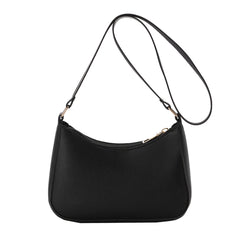 Women's Retro Solid PU Leather Shoulder Bag