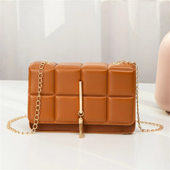 Women's PU Leather Crossbody Bag with Tassels