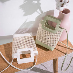 Summer Hollow Bucket Bag - Women's Versatile Shoulder Bag