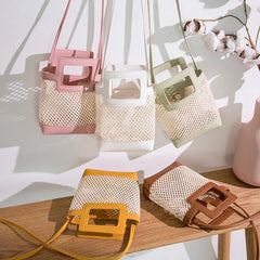 Summer Hollow Bucket Bag - Women's Versatile Shoulder Bag