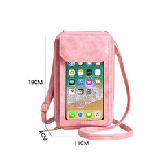 Women's Bag Touch Screen Shoulder Bag Mobile Phone Purse Wallet