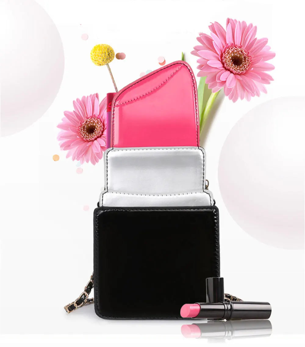 Women's Lipstick Shoulder Bag Crossbody Clutch Purse