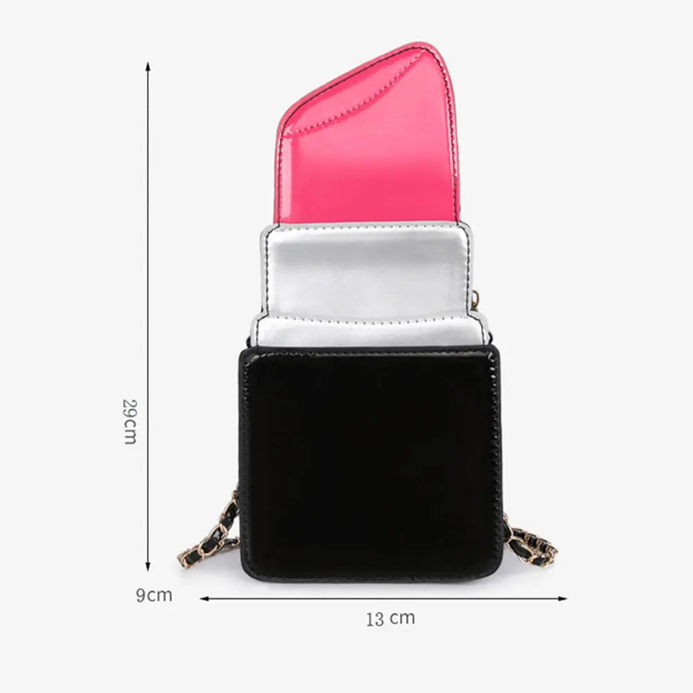 Women's Lipstick Shoulder Bag Crossbody Clutch Purse
