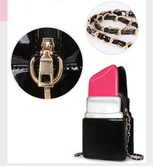 Women's Lipstick Shoulder Bag Crossbody Clutch Purse