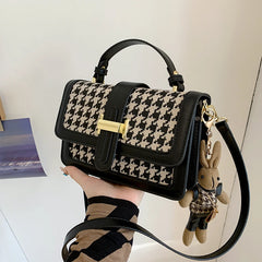 Women's Lingge Handbag Purse Shoulder Bag