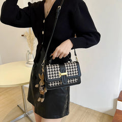 Women's Lingge Handbag Purse Shoulder Bag