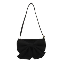 Women's Retro Bow Shoulder Bag Small Square Bag