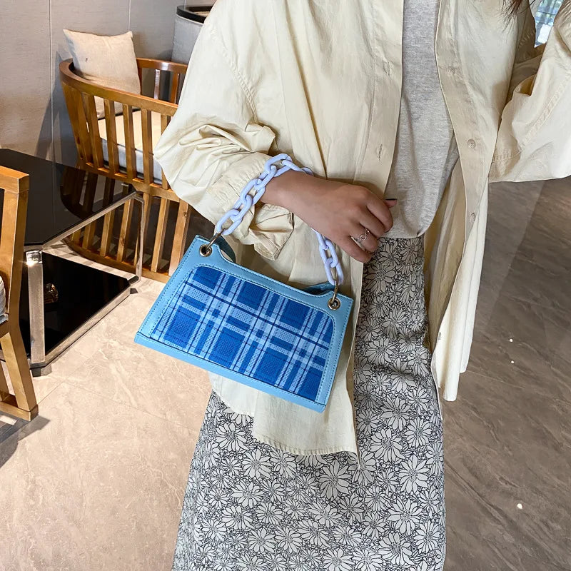 Women's Chain Shoulder Messenger Bag Lock Handbags