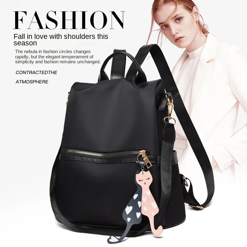 Women's Backpack Shoulder Bag Leisure Travel Nylon Large Capacity Bag