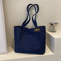 Canvas Tote Shoulder Bags for Women Casual Large Capacity Handbags