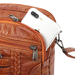 Women's Crossbody Bag High PU Leather Shoulder Messenger Bag