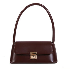Women's Retro One-Shoulder Square Bag High Solid Female Handbag