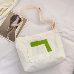 Canvas Crossbody Large Capacity Tote Bags Handbags For Women