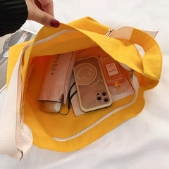 Canvas Crossbody Large Capacity Tote Bags Handbags For Women