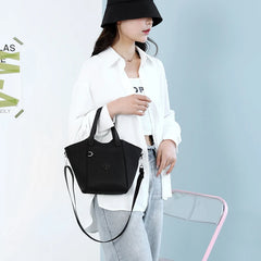Women's Crossbody Messenger Bag High Bucket Lady Shopping Bag