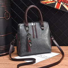Retro Women's Handbag Large Middle-Aged Shoulder Messenger Bag