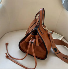 Retro Broadband Bucket Bag Messenger Bag Waist Bag