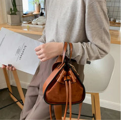 Retro Broadband Bucket Bag Messenger Bag Waist Bag