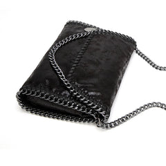 Women's Casual Chain One-Shoulder Messenger Bag Lady Small Flap Cross Body Bags