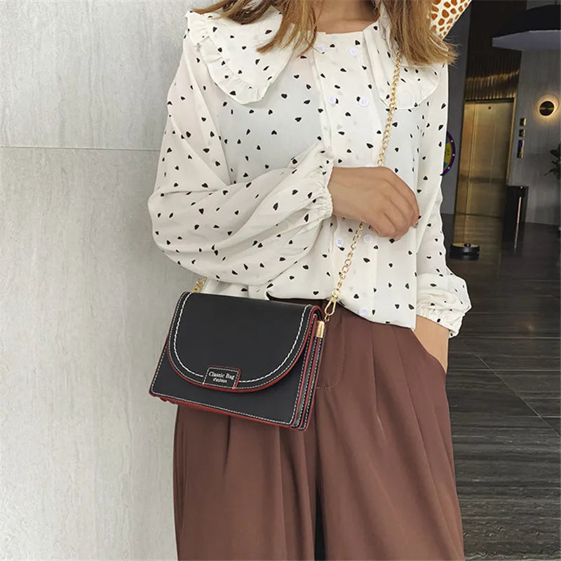 Women's PU Leather Shoulder Bag Small Crossbody Bag