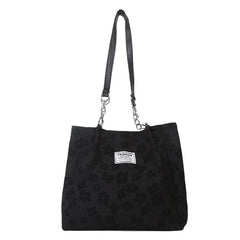 Women's Portable Shoulder Tote Bag Large Capacity Leisure Underarm