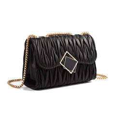 Women's PU Leather Shoulder Bag Large Capacity Small Handbag