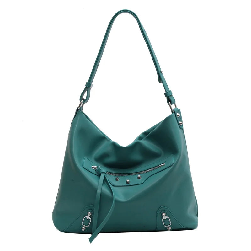 Large Capacity Leather Handbags For Women Single Shoulder Crossbody Bags