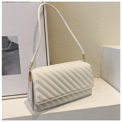 Leather Handbags Wide Shoulder Strap Women Shoulder Bags