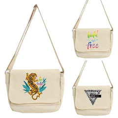 Large Capacity Women's Messenger Backpack Wild Series