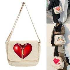 Women's Messenger Bag Large Capacity Shoulder Backpack Love Series