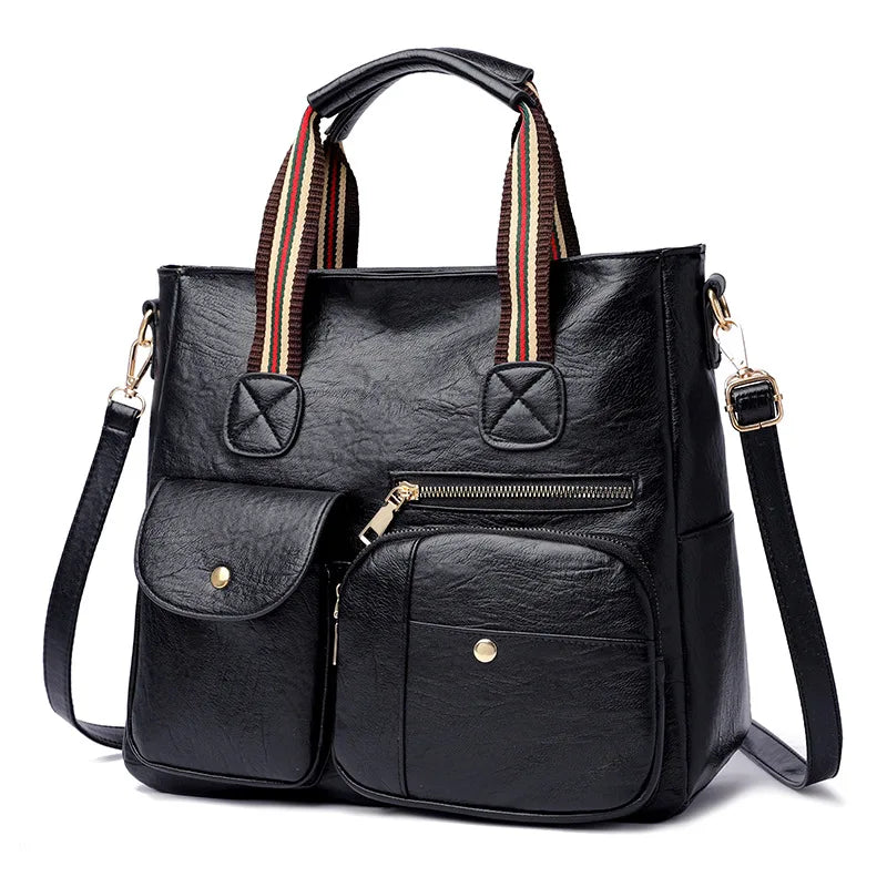 Women's Large Capacity Shoulder Bag Middle-aged Mother Bag