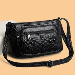 Light Practical Bag Casual Vintage Shoulder Bags PU Leather Messenger