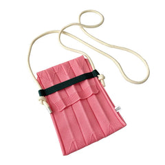Women's Macaroon Pleated Shoulder Bag Mini Mobile Phone Bag