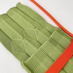 Women's Macaroon Pleated Shoulder Bag Mini Mobile Phone Bag