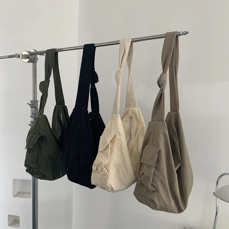 Women's Shoulder Bag Casual Totes Spring Nylon Large Capacity