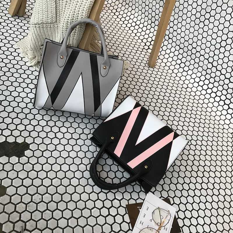 Women's Printed Big Shoulder Bag Messenger Bag