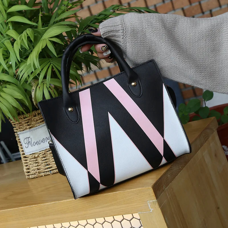 Women's Printed Big Shoulder Bag Messenger Bag