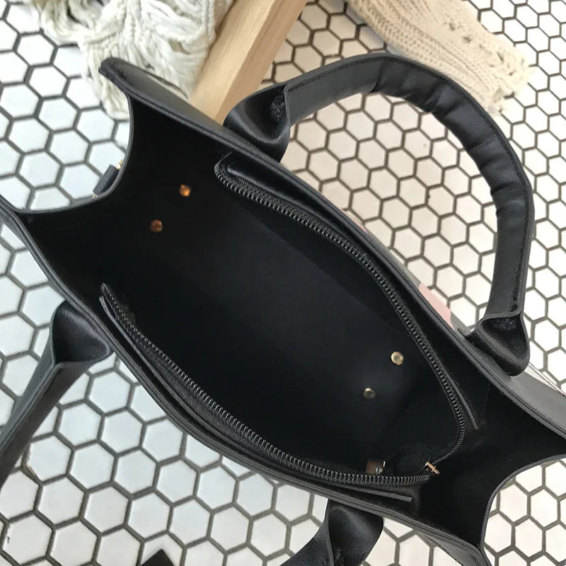 Women's Printed Big Shoulder Bag Messenger Bag