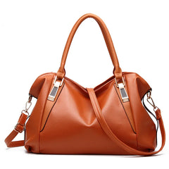Soft Leather Handbag Large Capacity Shoulder Crossbody Bag