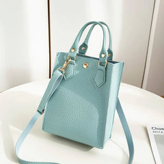 Women's Mini Handbag One Shoulder Bag Solid Strap Crossbody Bags