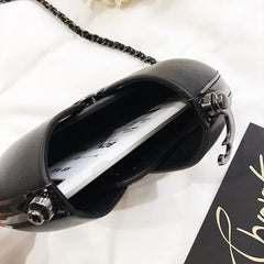 Women's Personality Lock Leather Shoulder Bag