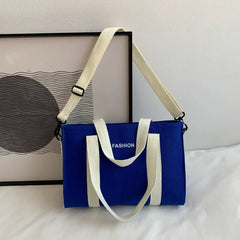 Canvas Reusable Shoulder Tote Crossbody Bag