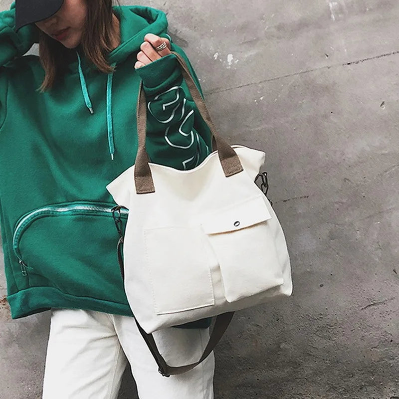Waterproof Nylon Crossbody Tote Shoulder Bag for Women