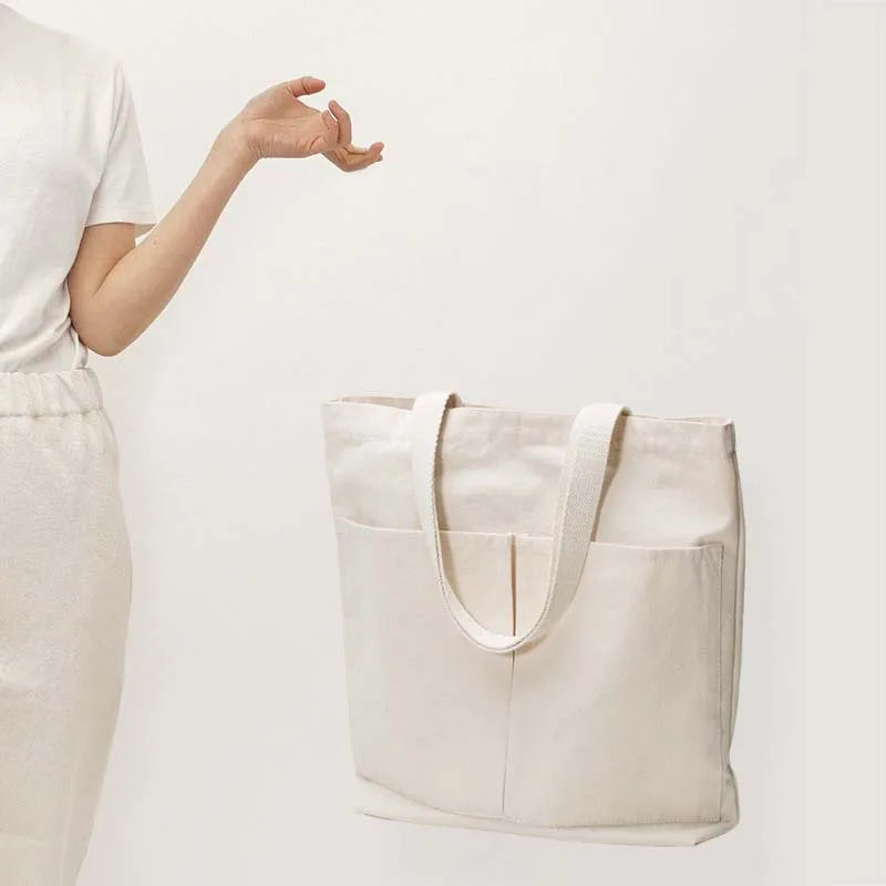 Women's Canvas Handbag Large Capacity Tote Shoulder Bag