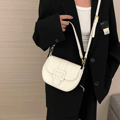Vintage Pu Leather Shoulder Bag for Women Handbag