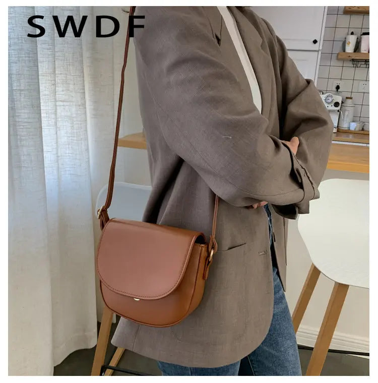 Women's Crossbody Bag Flap Shoulder Tote Small Handbag Purse